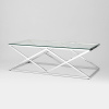 Журнальный стол 120х60 Инсигния стекло Stool Group ECT-026