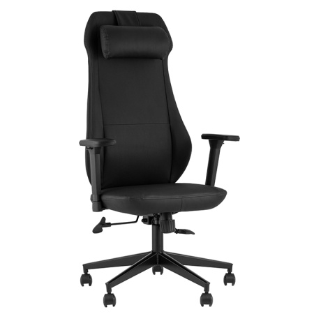 Кресло офисное TopChairs Trophey чёрный Stool Group DD-001 black