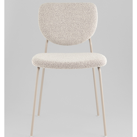 Стул Gigi серо-бежевый букле Stool Group DRC-9155-B URL426-2 Creamy