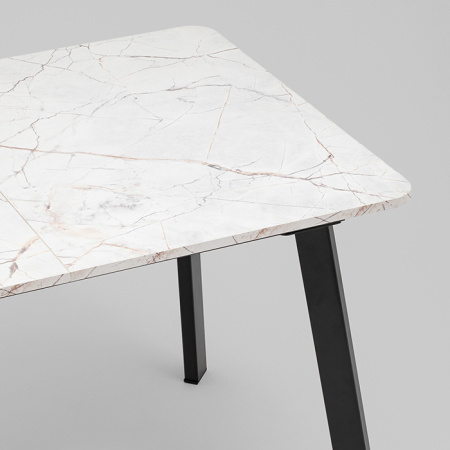 Стол Batu New 120-160 D80 Азул оникс подстолье черное Stool Group AV 1209/1-1200/800-C509-9005