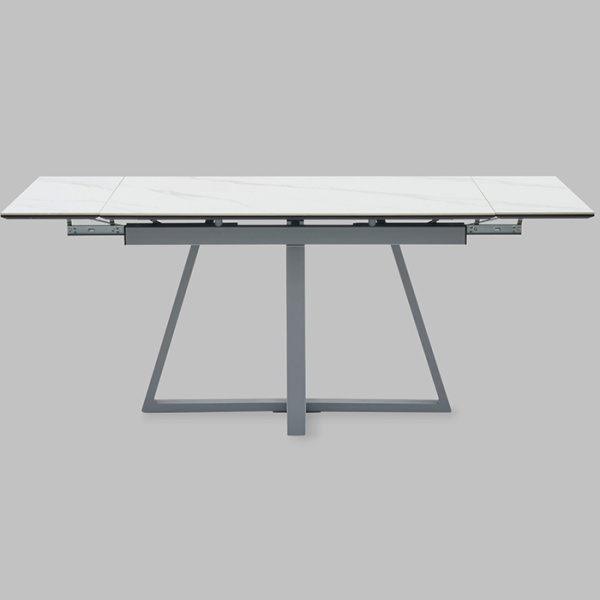 Стол Керас 120-1 D80 см керамика Snow white подстолье серый Stool Group AV 2127-1200/800-170105-7004