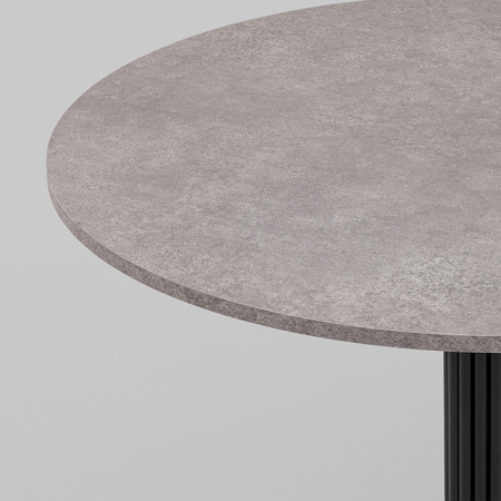 Стол круглый Фризбин D90 Сегни темный основание черное Stool Group AV 1324-900-C317CB-9005