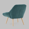 Кресло Олби Страйпс тёмно-бирюзовый Stool Group QH-2805K 263-8 green