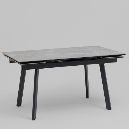 Стол Тайл 140-200х85 см керамика Larka Grey подстолье антрацит Stool Group AV 2126-1400/800-170110-7016T