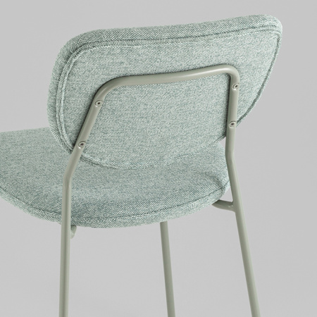 Стул Gigi зелёный Stool Group DRC-9155 URL57-11 Light grey-2