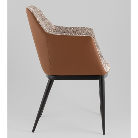 Стул Itan NC коричневый с экокожей Stool Group DC1122 997-7+ PU8161s