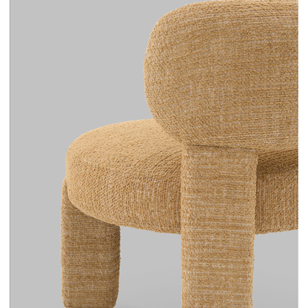 Кресло лаунж Fani горчичный Stool Group FDC0175184 Ani Pink 107-4