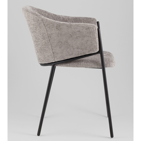 Стул Carmel серый Stool Group DC-3091 3014-17 black legs