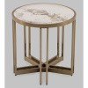 Журнальный столик Алиада D55 светлая керамика Stool Group EET-279-BRCG