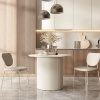 Стул Gigi серо-бежевый букле Stool Group DRC-9155-B URL426-2 Creamy