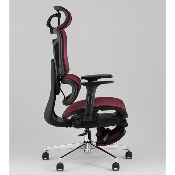 Кресло офисное TopChairs Nimbus бордовый Stool Group YF-W938A bl.sh. ST982-11 wine red