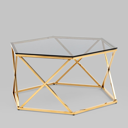 Журнальный столик Круз 93х80 стекло Stool Group ECT-187-TG