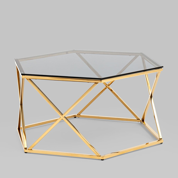 Журнальный столик Круз 93х80 стекло Stool Group ECT-187-TG