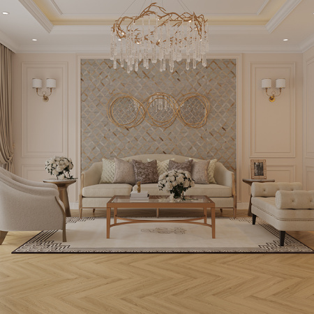 Ламинат Дуб Борео Herringbone Elegant Norland LF303-32