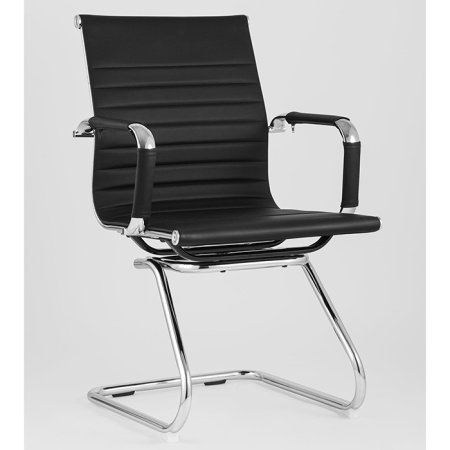 Стул офисный TopChairs Visit чёрный Stool Group D-101L black