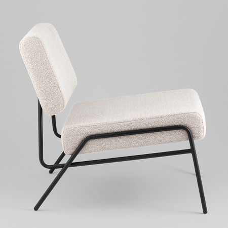 Кресло Теллинг шенилл серо-бежевый Stool Group LV-116-M18-01