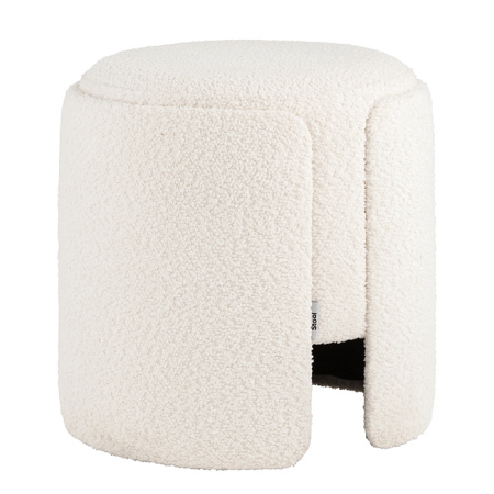 Пуф Taks букле белый Stool Group LV-108-S000