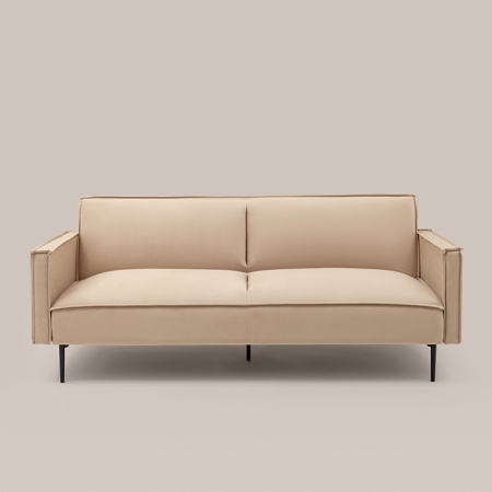 Диван прямой Кассель велюр бежевый Stool Group vd-cassel-vl18