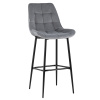 Комплект барных стульев Флекс велюр велютто серый (2 шт) Stool Group AV 405-V12-08 (B) X2