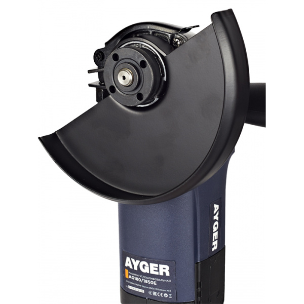 Угловая шлифмашина сетевая Ayger AG180/1850E