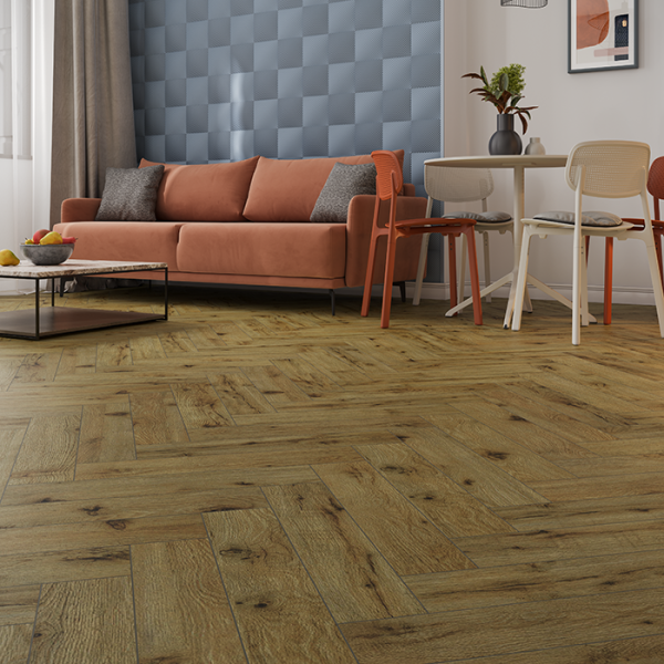 Ламинат Дуб Скай Herringbone Elegant Norland LF303-14