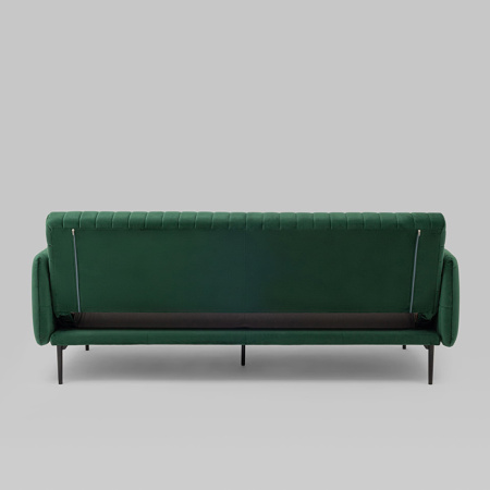 Диван прямой Дрезден велюр зелёный Stool Group vd-drezden-b19