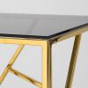 Журнальный столик D55 Арт Деко стекло Stool Group EET-015-TG-SK