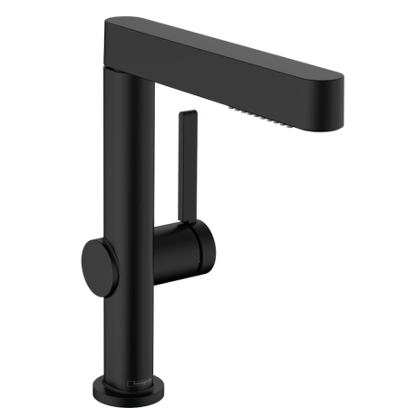 Смеситель для раковины с выдвижным душем со сливным клапаном PushOpen Finoris Hansgrohe 76063670