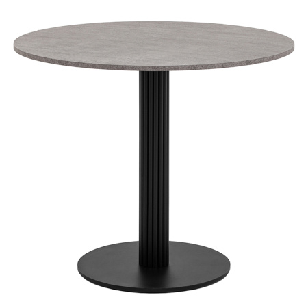 Стол круглый Фризбин D90 Сегни темный основание черное Stool Group AV 1324-900-C317CB-9005