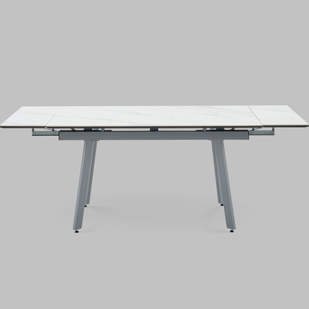 Стол Тайл 140-200х85 см керамика Snow white подстолье серый Stool Group AV 2126-1400/800-170105-7004
