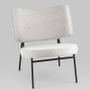 Кресло District Lounge букле светло-серый Stool Group LV-101-S900-01