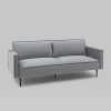 Диван прямой Кассель велюр серый Stool Group vd-cassel-vl12