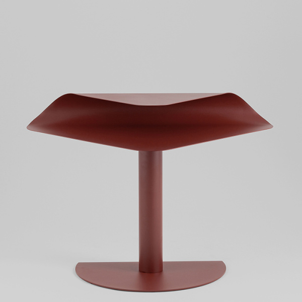Журнальный столик Cornea металл бордовый Stool Group MT-199 DB-032