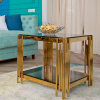 Журнальный столик D55 Гэтсби стекло Stool Group EET-027-TG-1