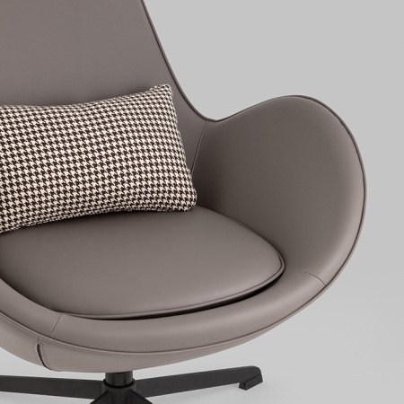Кресло TopChairs Ostra серый Stool Group L105B 270-38