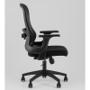 Кресло офисное TopChairs Petal чёрный Stool Group WH-A55 black