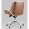 Кресло офисное TopChairs Crown бежевый Stool Group A312-A 8383-1 walnut back