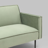 Диван прямой Кассель велюр светло-салатовый Stool Group vd-cassel-vl14