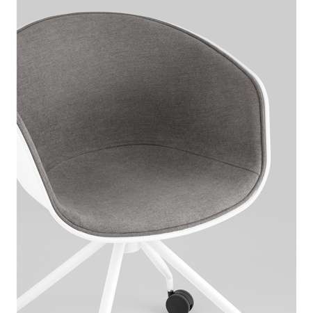 Кресло офисное Libra рогожка серый Stool Group SL-7040ZB grey