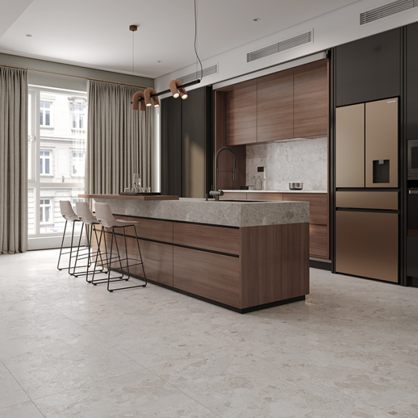Керамогранит Terrazzo White Creative 4D NT Ceramic NTTVL99847D
