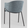 Стул Carmel голубой Stool Group DC-3091 WZ6002-7 black legs