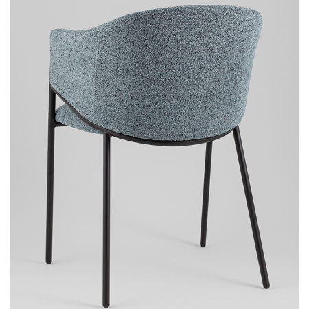 Стул Carmel голубой Stool Group DC-3091 WZ6002-7 black legs
