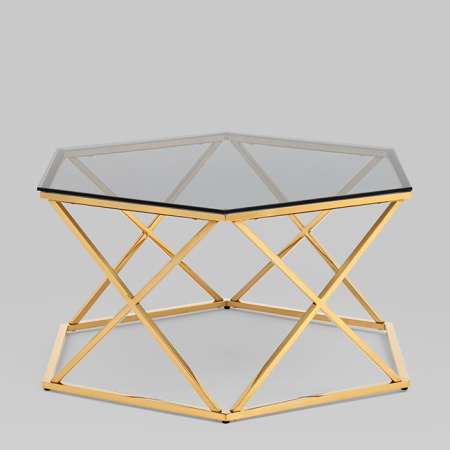 Журнальный столик Круз 93х80 стекло Stool Group ECT-187-TG