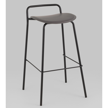Стул барный Mantis экокожа тёмно-серый Stool Group 9083T dark grey
