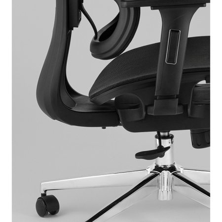 Кресло офисное TopChairs Nimbus чёрный Stool Group YF-W938A bl. sh. ST-982-1 black