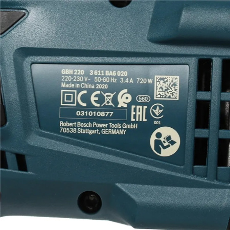 Перфоратор GBH 220 Bosch 06112A6020