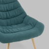 Кресло Олби Страйпс тёмно-бирюзовый Stool Group QH-2805K 263-8 green