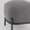 Пуф Стоун букле тёмно-серый Stool Group vd-pf-stone-tr-dg