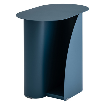 Журнальный столик Yvaine металл синий Stool Group MT-104-1 DB-012