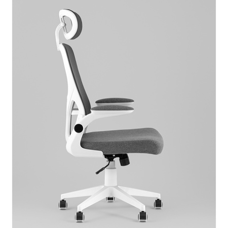 Кресло офисное TopChairs Airone серый Stool Group D-516-1 grey
